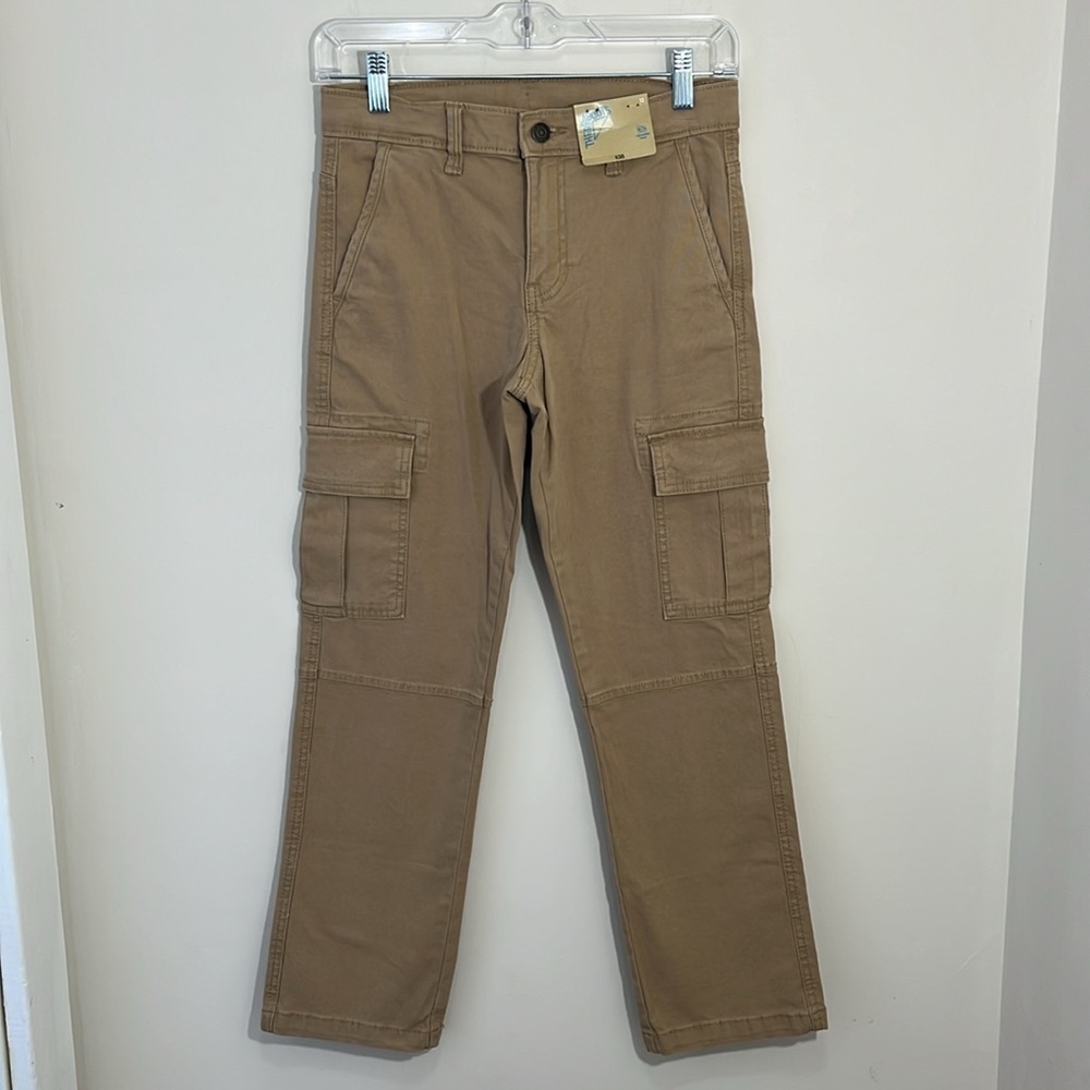 Thereabouts Boy’s Khaki Cargo Pants Size 12 - Picture 2 of 5